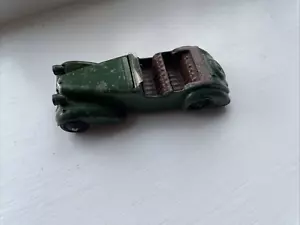 Dinky Toys Alvis Sports Car No 38d Green Original Good Condition - Picture 1 of 3