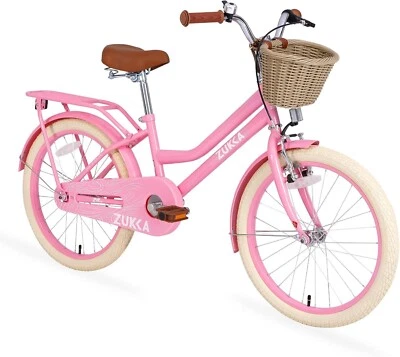 MEGHNA 20 Inch Girls Cruiser Bike Single-Speed City Bicycle for Over 7 Years Old - Image 1 of 4