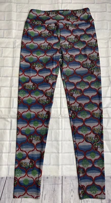 Leggings LuLaRoe OS Talla Única Navidad Santa Copo de Nieve Polo Norte NUEVO Foto 1 de 4