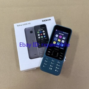 Unlocked Nokia 6300 4G Dual SIM Wifi 2.4 Inch FM Radio Bluetooth PHONE - Afbeelding 1 van 30