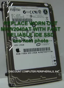 Replace Worn Out MHW2040AT with 40GB Fast Reliable SSD 2.5" 44 PIN IDE Drive - Picture 1 of 3