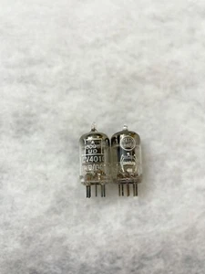 Valvo CV4010 5591 403B 5654 6AK5 Black Plate Square Getter Matched Pair - Bild 1 von 7