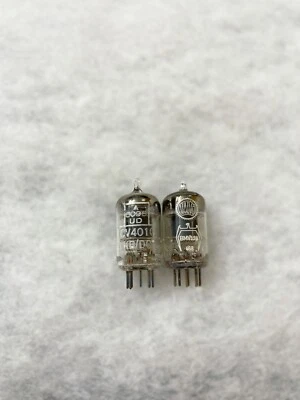 Valvo CV4010 5591 403B 5654 6AK5 Placa Negra Cuadrada Getter Par Emparejado Foto 1 de 4