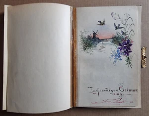 Josef Durst J. Kroh G. Moreau Cervene KuK Poesiealbum Künstler Zeichnungen 1896 - Bild 1 von 24