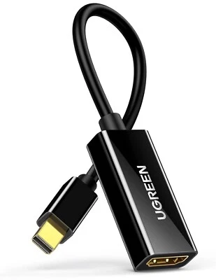 UGREEN Mini DisplayPort to HDMI Adapter Mini DP Male to HDMI Female - Image 1 of 4