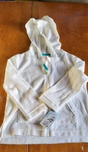 Kids' Solid Zip-Up Cover Up Top - Cat & Jack Size (Xs/S 4-7) - Picture 1 of 6