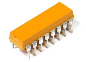 2x Bourns 4116R-001-104 100k Ohm Resistor Network DIP-16 - Picture 1 of 1