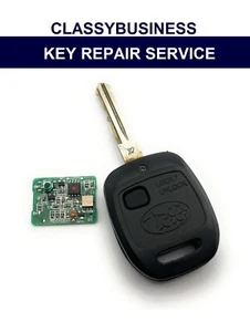 Subaru Legacy Forester Impreza Outback Einzelknopf Fernbedienung Schlüsselanhänger Reparatur Fix - Bild 1 von 1