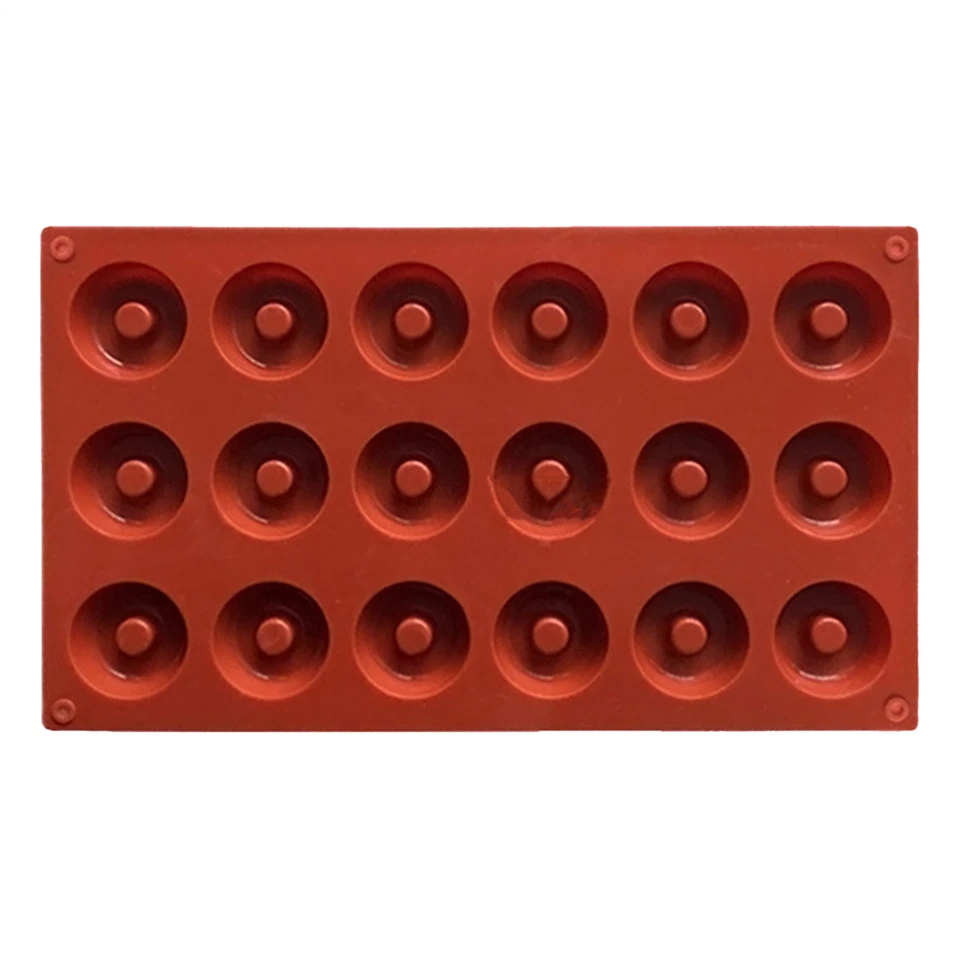 Mini-Silikon-Donut-Form, Donut-Form, Backform, Schokoladenform, Donut-Form - Bild 1 von 4