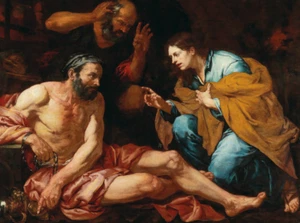 Joseph Interpreting Dreams | Giovanni Battista Langetti | Impresión renacentista 1660 - Imagen 1 de 9