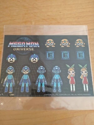 novelty  Mdga man universe  sticker capcom Rockman  - Image 1 of 2