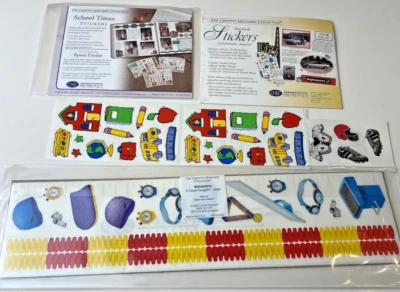 Creative Memories 3 New Packs School & Swim Team Stickers + 2 Open Sheets - Image 1 of 4