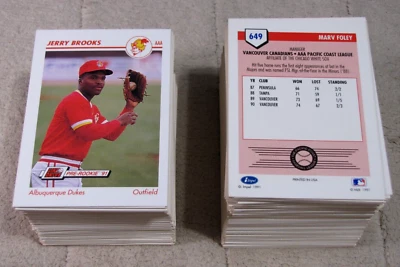 1991 Line Drive AAA Minor League Baseball (Pick Choose Complete) - Image 1 of 2