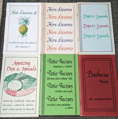 Vintage Pennsylvania Dutch Cookbooks Lot 6 Wellspring Mennonite Booklets Cooking - Image 1 of 3