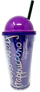 Starbucks Purple Frappuccino Mug Reusable Plastic Coffee Cup - 16oz - Bild 1 von 5
