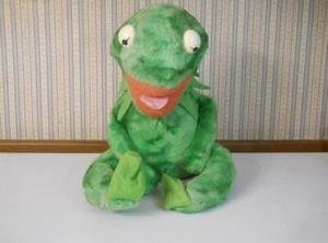 Old Old Green Kermit The Frog? stuffed plush 12" sitting no tags - Picture 1 of 4