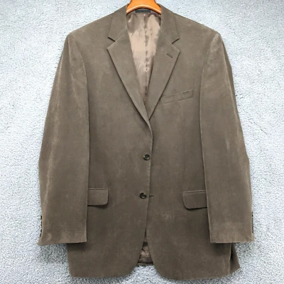 Andrew Fezza Baxter Blazer Hombre Marrón Poliéster Abrigo Deportivo Chaqueta Talla 42L Foto 1 de 4
