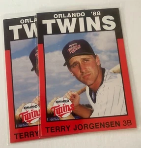 TERRY JORGENSEN 2 1988 Best Orlando Twins - Picture 1 of 1