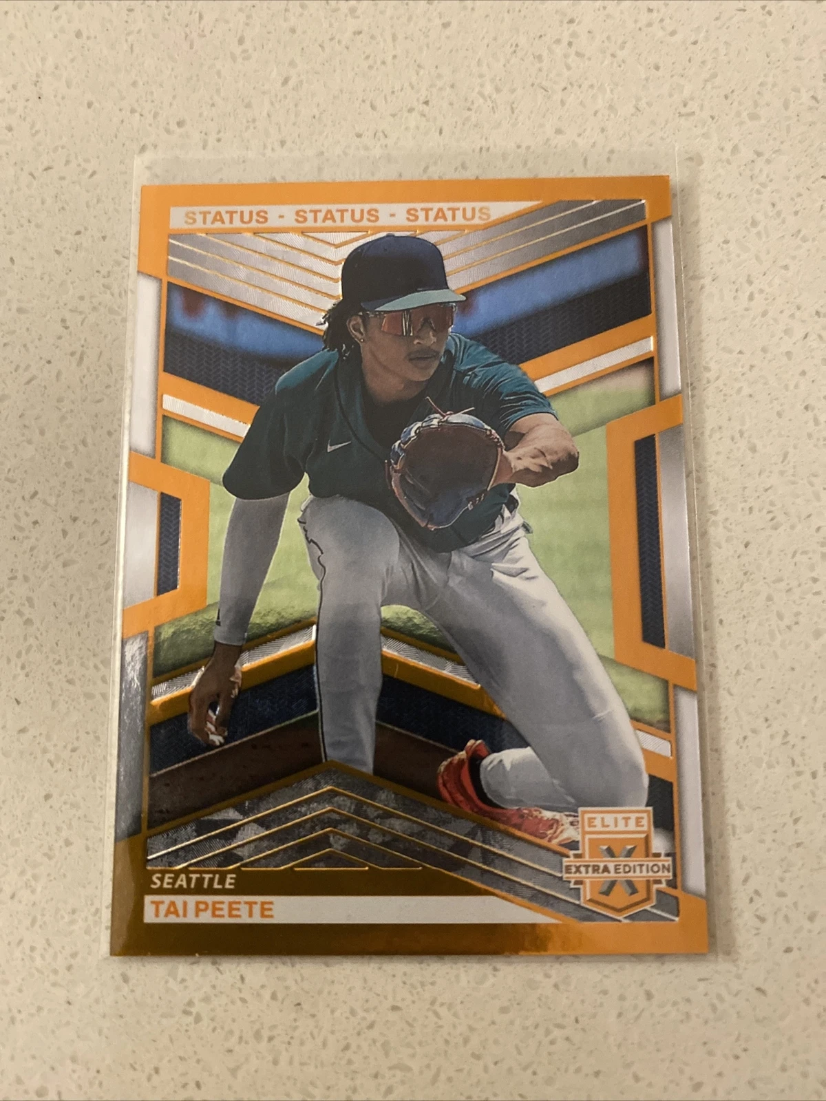 2023 Panini Elite Extra Edition - Tai Peete - Orange Status Parallel - 174/275