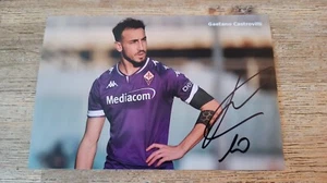 Gaetano Castrovilli Autograph Autogramm Signed Photo Fiorentina Italia Serie A - Zdjęcie 1 z 1