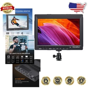 High-Definition 7-Inch Camera Monitor - 1280x800 with Peaking Focus Assist - Picture 1 of 9