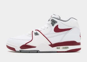 Nike Air Flight 89 ® ( Men Size UK 8.5, 9, 10 & 11 ) White / Team Red-Smoke Grey - Picture 1 of 11