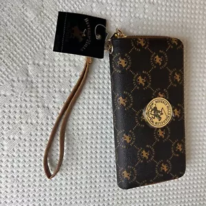 NWT. Beverly Hills Polo Club wallet. Brown - Picture 1 of 4