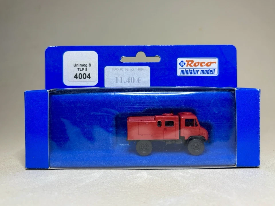 Roco 4004 Unimog S TLF 8 neuwertig - Bild 1 von 2