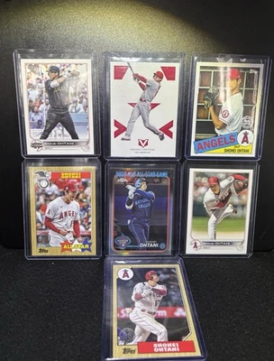 Лот бейсбольных карточек Shohei Ohtani - 7 карточек - Изображение 1 из 2