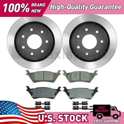 Juego de 3 pastillas de freno de disco trasero Wagner rotor de freno de disco para Ford F-150 2012-2014 Foto 1 de 4