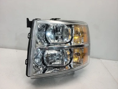 2008-14 Chevrolet Silverado 2500 WT Drivers Left Headlight *BUFFED / OEM* - Image 1 of 4