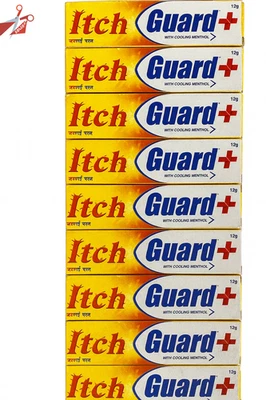 Itch Guard Plus Cream ANTI-FUNGAL JOCK ITCH BETWEEN TOES & FINGERS 20g X 10 - Image 1 of 4