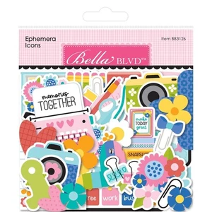 Bella BLVD ~ DOCUMENTED ~ Ephemera Icons Die Cuts - Picture 1 of 2
