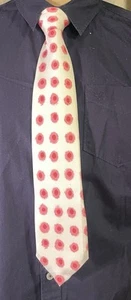 Jim Henson Muppets Disney Fozzie Replica Handmade Mens Silk Necktie Tie Pink Dot - Picture 1 of 4