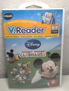 Vtech - V.reader Software Mickey Mouse Clubhouse Reading Phonics 5-7  New B184 - Picture 1 of 2