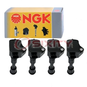 4 pc NGK Ignition Coils for 2015-2016 Volvo XC70 2.0L L4 Spark Plug Wire mz - Picture 1 of 5