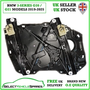 NEW BMW 3-SERIES (G20/G21) DRIVERS SIDE RIGHT FRONT WINDOW REGULATOR 2019-2025 - Picture 1 of 4