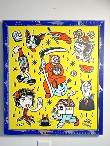 Illsynapse Ishi Leinwand Show Druck gerahmt Spielzeugzimmer Kunst MVH iluilu Hxs - Bild 1 von 13