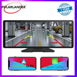 10.26" Car Radio Wireless Carplay Portable Android Auto GPS Reversing Camera USB - Picture 1 of 12