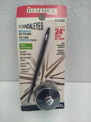 👁️RIMMEL Scandaleyes Waterproof Gel Eyeliner 002 BROWN New Sealed  - Image 1 of 4