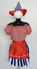 Ladies Dutch Costume National Fancy Dress Traditional Outfit Uk 14-16
