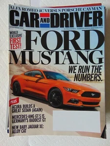 CAR and DRIVER Magazine Nov 2014 Ford Mustang - Picture 1 of 1