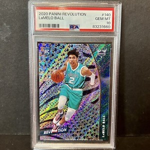 2020 Panini Revolution #140 LaMELO BALL PSA 10 GEM MINT 💎 Rookie Card RC