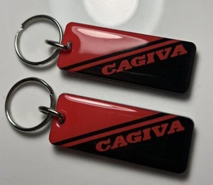 Cagiva Motorcycle Gran Canyon MITO Alazzurra Key Chain 2 pack - Picture 1 of 2