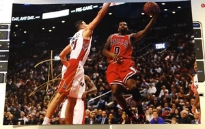 AARON BROOKS CHICAGO BULLS SIGNED 8X12 PHOTO TIMBERWOLVES NBA!!! - Picture 1 of 1