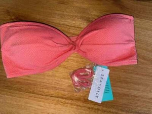 NWT LADIES SEAFOLLY STARDUST TWIST BANDEAU BIKINI TOP - Picture 1 of 7