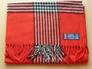 Vintage SAMMY Lambswool Scarf Cravat Dapper Scooter Mod Indie Goodwood Ascot - Picture 1 of 4