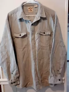 Camisa de algodón gris claro manga larga marca Redhead para hombre XL - Imagen 1 de 3