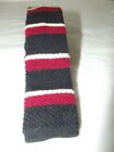 Vtg Londonderry Wool Knit Necktie Tie 80's Skinny Square American Made