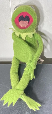 Vintage FISHER PRICE 1956/76- Kermit The Frog #850  Muppets Doll Plush 18” #8 Cover
